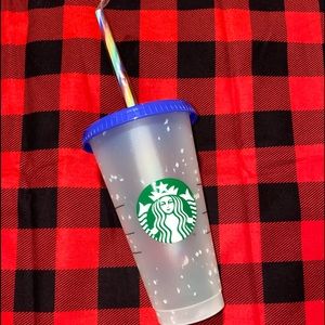 Starbucks confetti cup